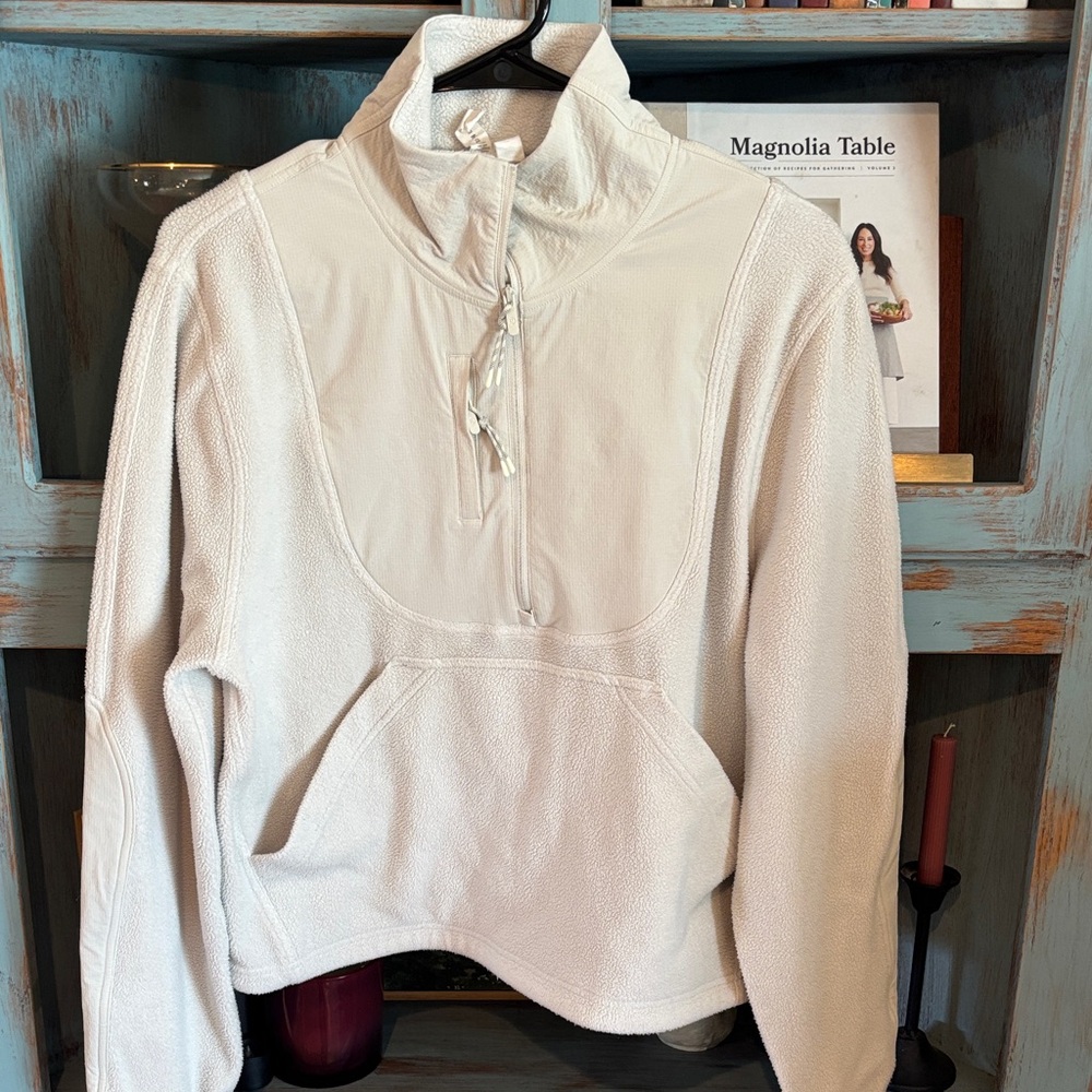 Lulu half zip Sherpa sweater